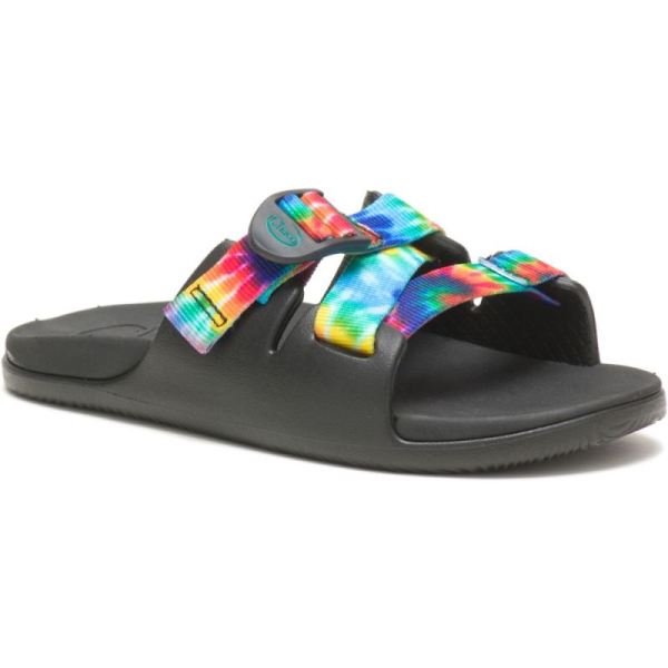 Chacos - Kid's Big Kid Chillos Slide - Dark Tie Dye