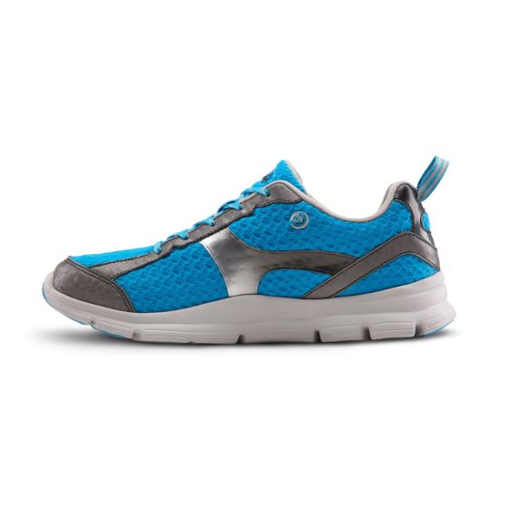 Quick Ship Dr. Comfort Meghan Women's Athletic Shoe | Turquoise