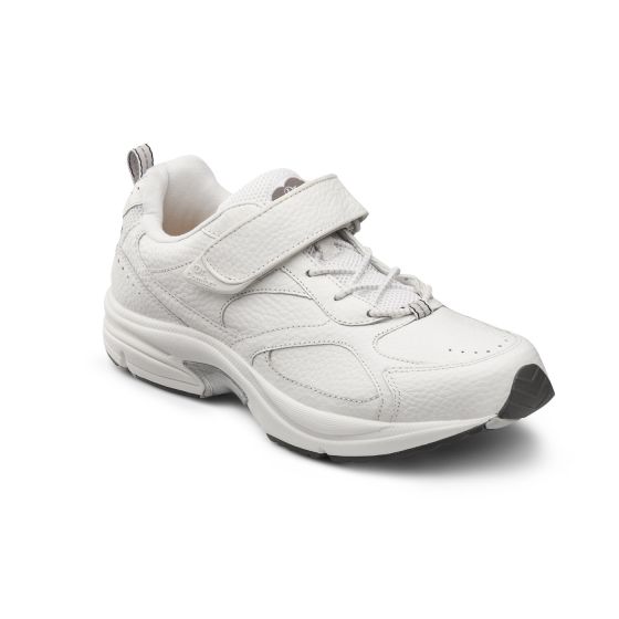 Quick Ship Dr. Comfort Winner Men's Athletic Shoe | White