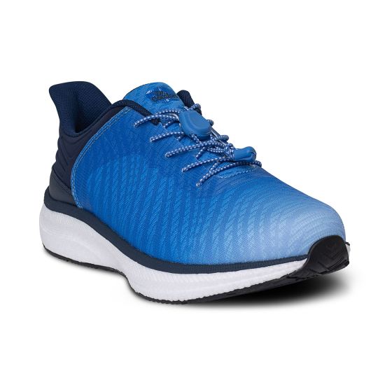 Quick Ship Dr. Comfort Don Men's Hands-Free Shoe | Light Blue