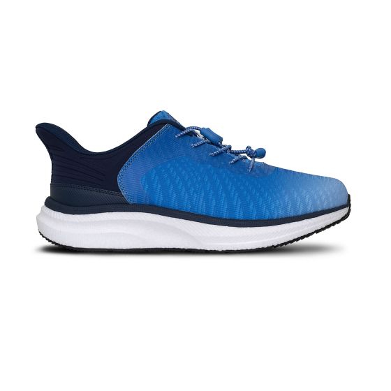 Quick Ship Dr. Comfort Don Men's Hands-Free Shoe | Light Blue