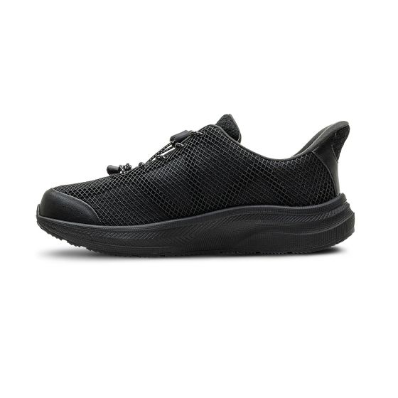 Quick Ship Dr. Comfort Jay Men's Hands-Free Shoe | Black