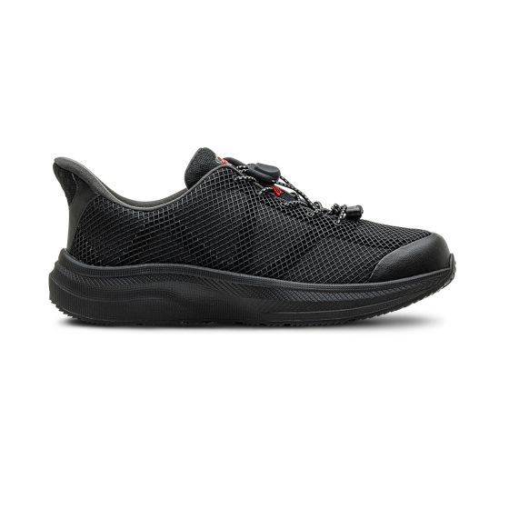 Quick Ship Dr. Comfort Jay Men's Hands-Free Shoe | Black