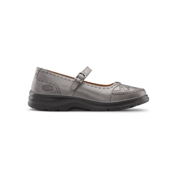 Quick Ship Dr. Comfort Paradise Women's Dress Shoe | Pewter