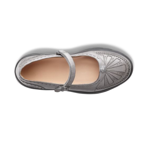 Quick Ship Dr. Comfort Paradise Women's Dress Shoe | Pewter