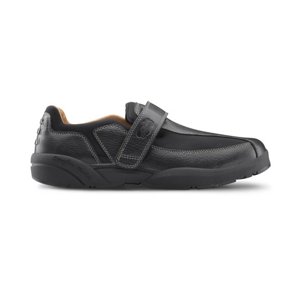 Quick Ship Dr. Comfort Douglas Men's Casual Shoe | Black