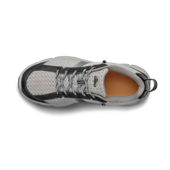 Quick Ship Dr. Comfort Chris Men's Athletic Shoe | Grey