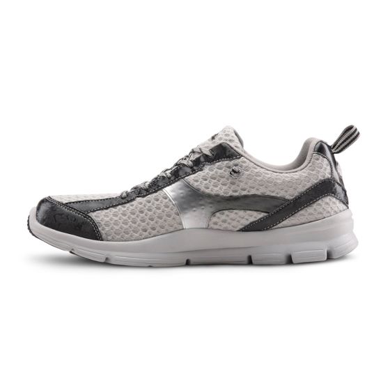 Quick Ship Dr. Comfort Chris Men's Athletic Shoe | Grey