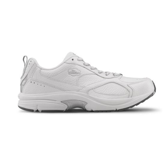 Quick Ship Dr. Comfort Winner Plus Men's Athletic Shoe | White