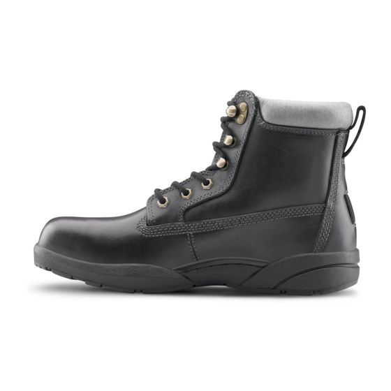 Quick Ship Dr. Comfort Protector Men's Boots | Black