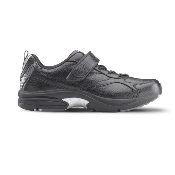 Quick Ship Dr. Comfort Winner Men's Athletic Shoe | Black