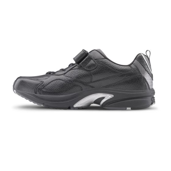 Quick Ship Dr. Comfort Winner Men's Athletic Shoe | Black