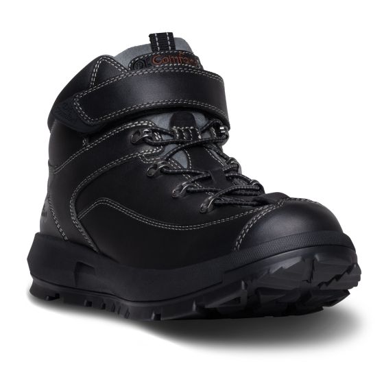 Quick Ship Dr. Comfort Yukon Men's Work/Hiking Boots | Black