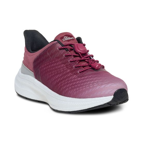 Quick Ship Dr. Comfort Joy Women's Hands-Free Shoe | Burgundy