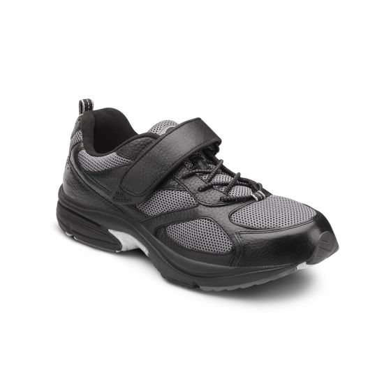 Quick Ship Dr. Comfort Endurance Men's Athletic Shoe | Black