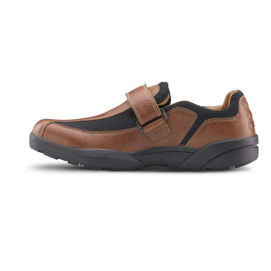 Quick Ship Dr. Comfort Douglas Men's Casual Shoe | Chestnut