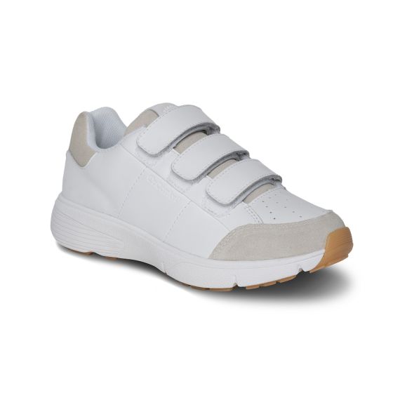 Quick Ship Dr. Comfort Angela Women's - Casual Hook and Loop Shoe | White
