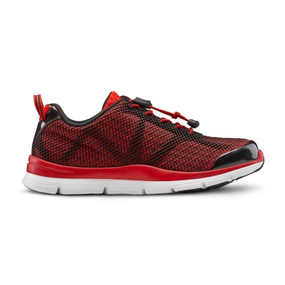 Quick Ship Dr. Comfort Jason Men's Athletic Shoe | Red