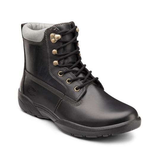 Quick Ship Dr. Comfort Boss Men's Work Boot | Black