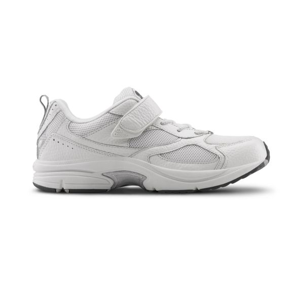 Quick Ship Dr. Comfort Endurance Men's Athletic Shoe | White