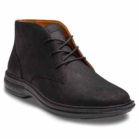 Quick Ship Dr. Comfort Ruk Men's Chukka Boot | Black