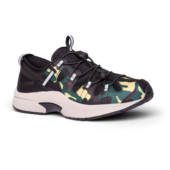 Quick Ship Dr. Comfort Polo Men's Athletic Shoe | Camo