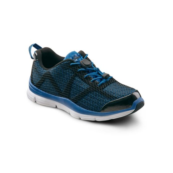 Quick Ship Dr. Comfort Jason Men's Athletic Shoe | Blue