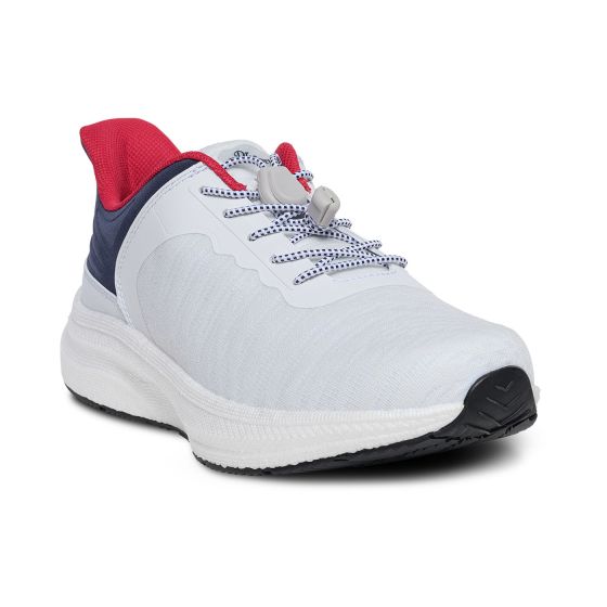 Quick Ship Dr. Comfort Don Men's Hands-Free Shoe | White