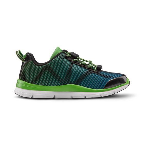 Quick Ship Dr. Comfort Katy Women's Athletic Shoe | Green-turq