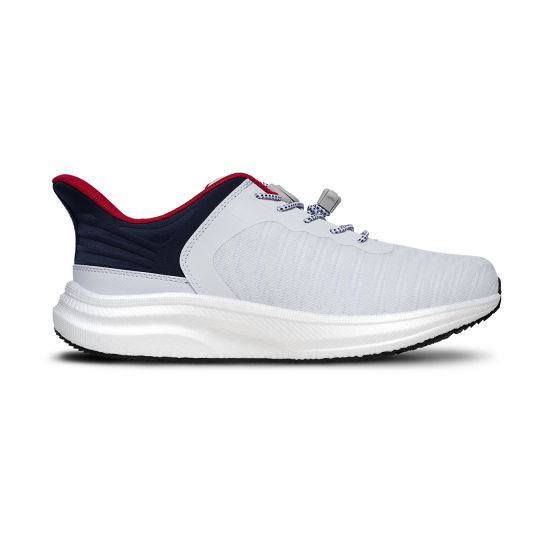 Quick Ship Dr. Comfort Don Men's Hands-Free Shoe | White