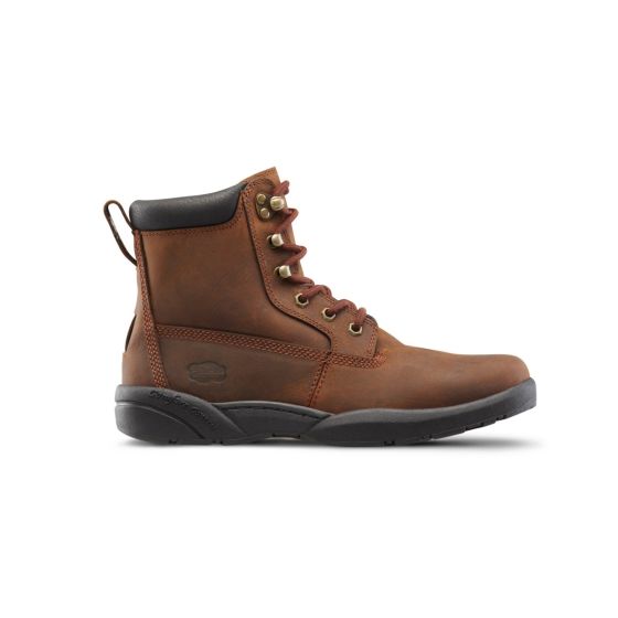 Quick Ship Dr. Comfort Boss Men's Work Boot | Chestnut