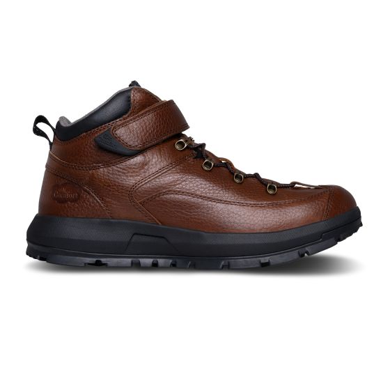 Quick Ship Dr. Comfort Yukon Men's Work/Hiking Boots | Chestnut