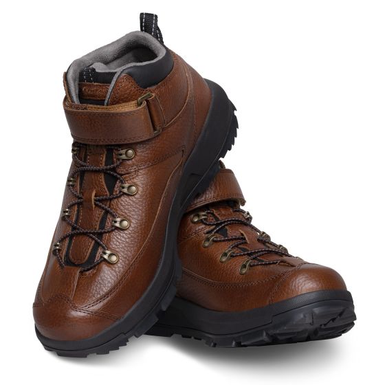 Quick Ship Dr. Comfort Yukon Men's Work/Hiking Boots | Chestnut