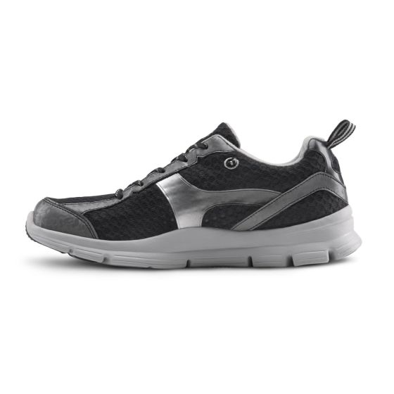 Quick Ship Dr. Comfort Chris Men's Athletic Shoe | Black