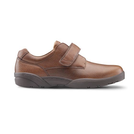 Quick Ship Dr. Comfort William Men's Casual Shoe | Chestnut