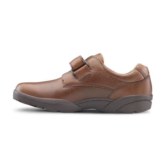 Quick Ship Dr. Comfort William Men's Casual Shoe | Chestnut