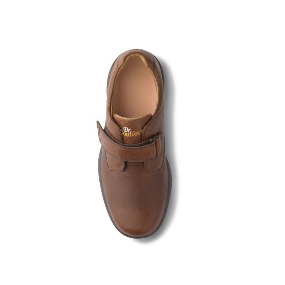 Quick Ship Dr. Comfort William Men's Casual Shoe | Chestnut