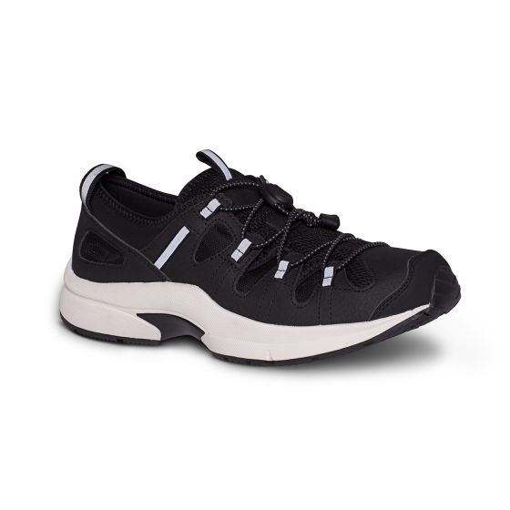 Quick Ship Dr. Comfort Polo Men's Athletic Shoe | Black