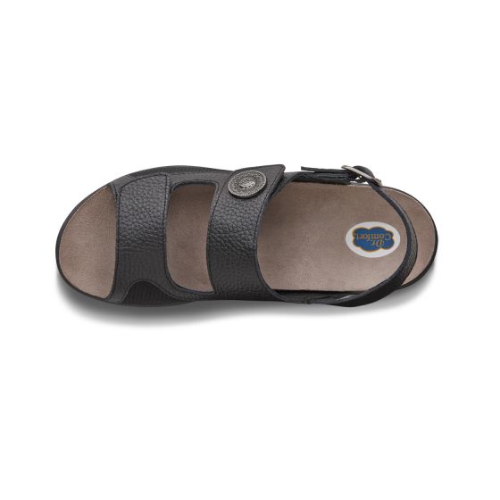 Quick Ship Dr. Comfort Lana Women's Sandals | Black