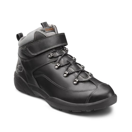 Quick Ship Dr. Comfort Ranger Men's Work/Hiking Boots | Black