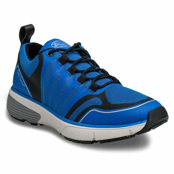 Quick Ship Dr. Comfort Gordon Men's Walking Shoe | Blue