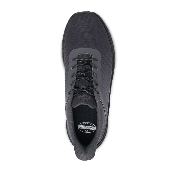 Quick Ship Dr. Comfort Don Men's Hands-Free Shoe | Black
