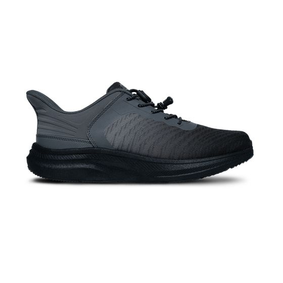 Quick Ship Dr. Comfort Don Men's Hands-Free Shoe | Black