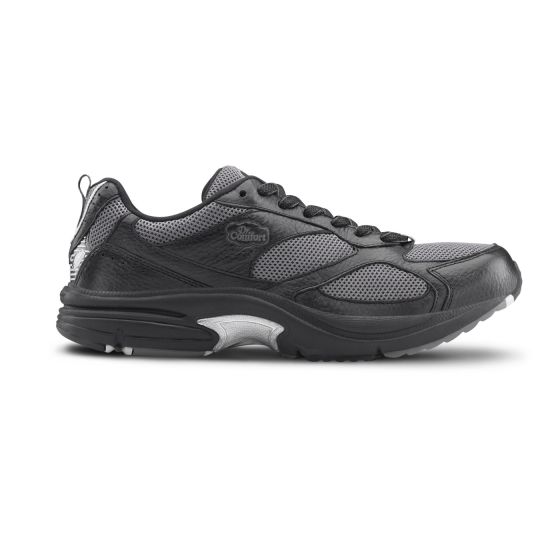 Quick Ship Dr. Comfort Endurance Plus Men's Athletic Shoe | Black