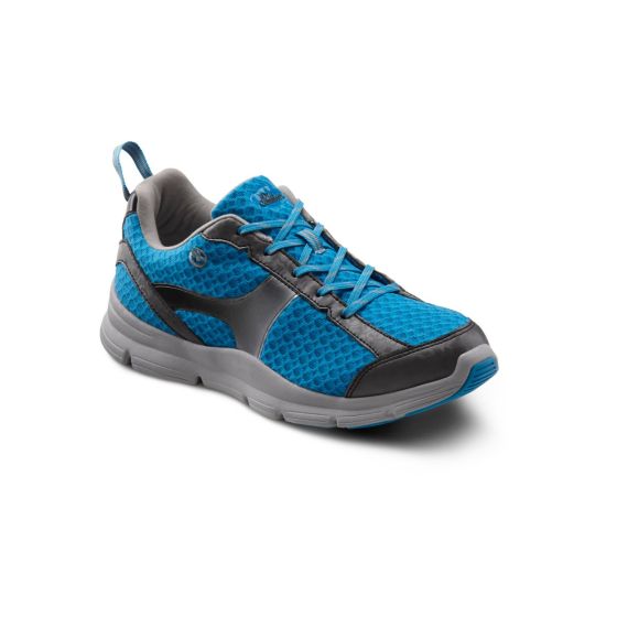 Quick Ship Dr. Comfort Meghan Women's Athletic Shoe | Turquoise
