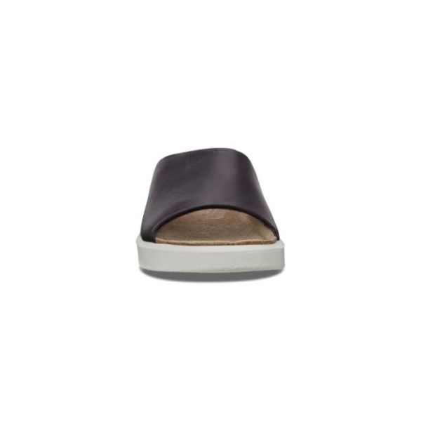 ECCO SHOES -CORKSPHERE WOMEN'S SLIP-ON SANDALS-BLACK