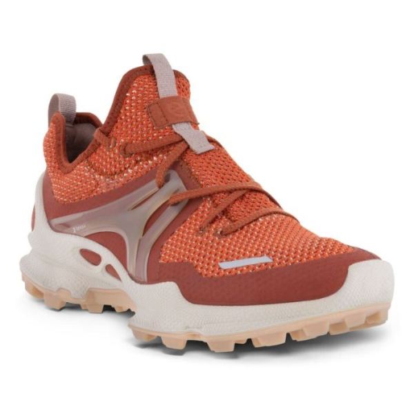ECCO SHOES -BIOM C-TRAIL WOMEN'S KNIT-CAYENNE/CAYENNE