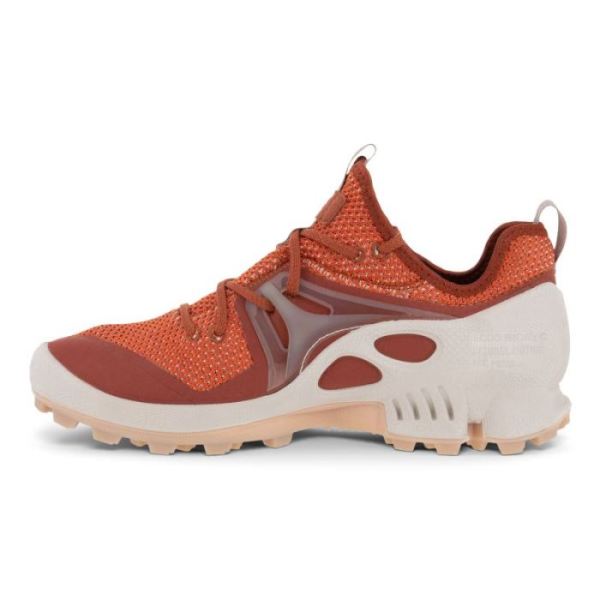 ECCO SHOES -BIOM C-TRAIL WOMEN'S KNIT-CAYENNE/CAYENNE