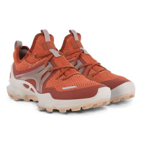 ECCO SHOES -BIOM C-TRAIL WOMEN'S KNIT-CAYENNE/CAYENNE