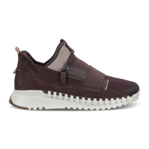 ECCO SHOES -ZIPFLEX WOMEN'S SLIP-ON SHOES-SHALE/SHALE